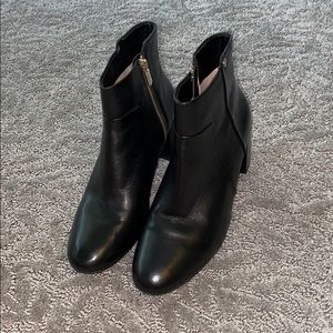 Black ankle booties